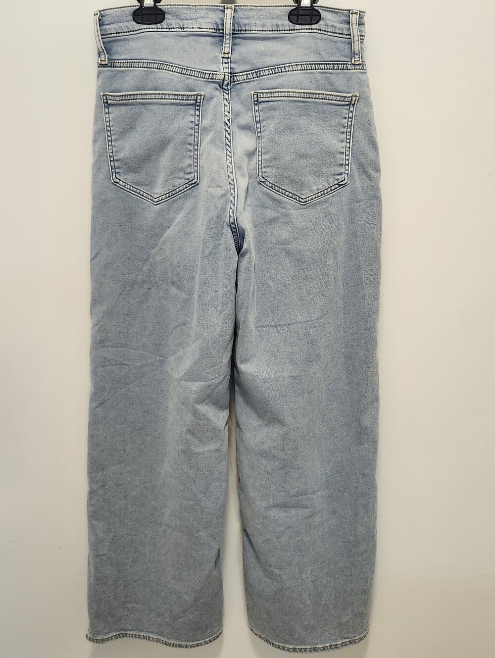 GAP High Rise Wide Leg Sweatpant Jean Women's Size 26/2R - Picture 3 of 7